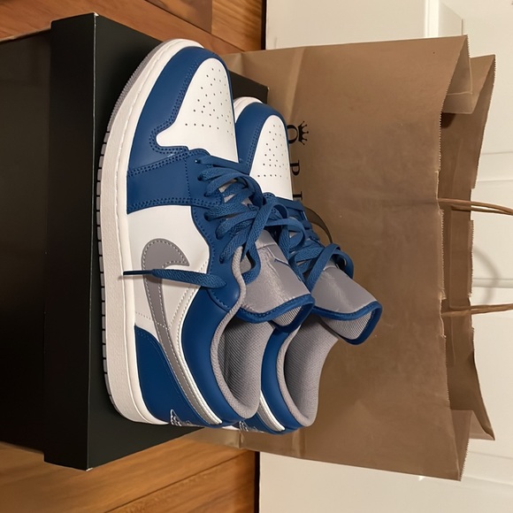 Jordan 1 low try blue size 9 - Picture 6 of 9